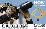 2" Photo D-Ring optics strap adapter hardware by Hazard 4