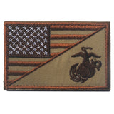 US American Flag Marine Corps USMC Morale Patch Tactical Emblem Badges